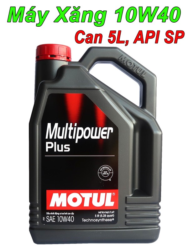 Nhớt Motul MULTIPOWER PLUS 10W40 SP Cao Cấp Cho Xe Hơi Máy Xăng (5L)