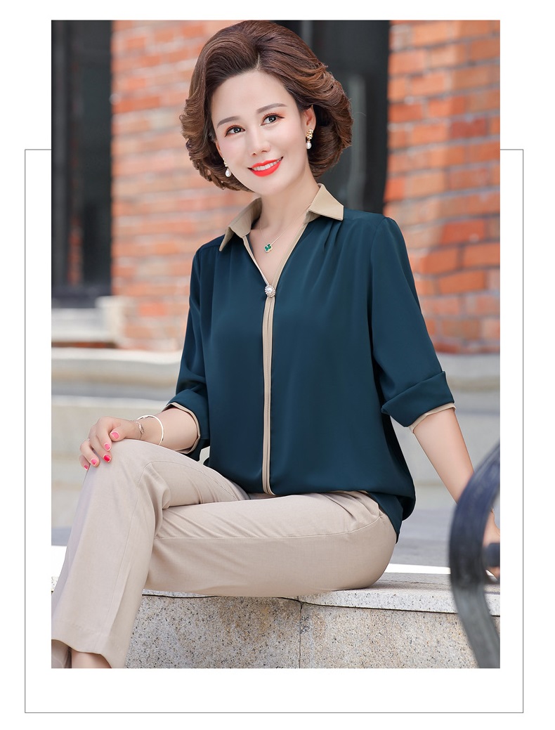ÁO SƠ MI NỮ TRUNG NIÊN CAO CẤP