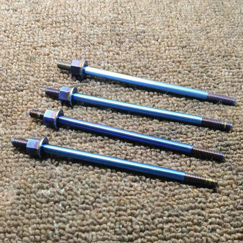 Thép không gỉ 6mm sửa đổi lớn khoan xi lanh khối xi lanh khối xi lanh vít cho xe tay ga Honda DIO dio50 110mm 120mm 130