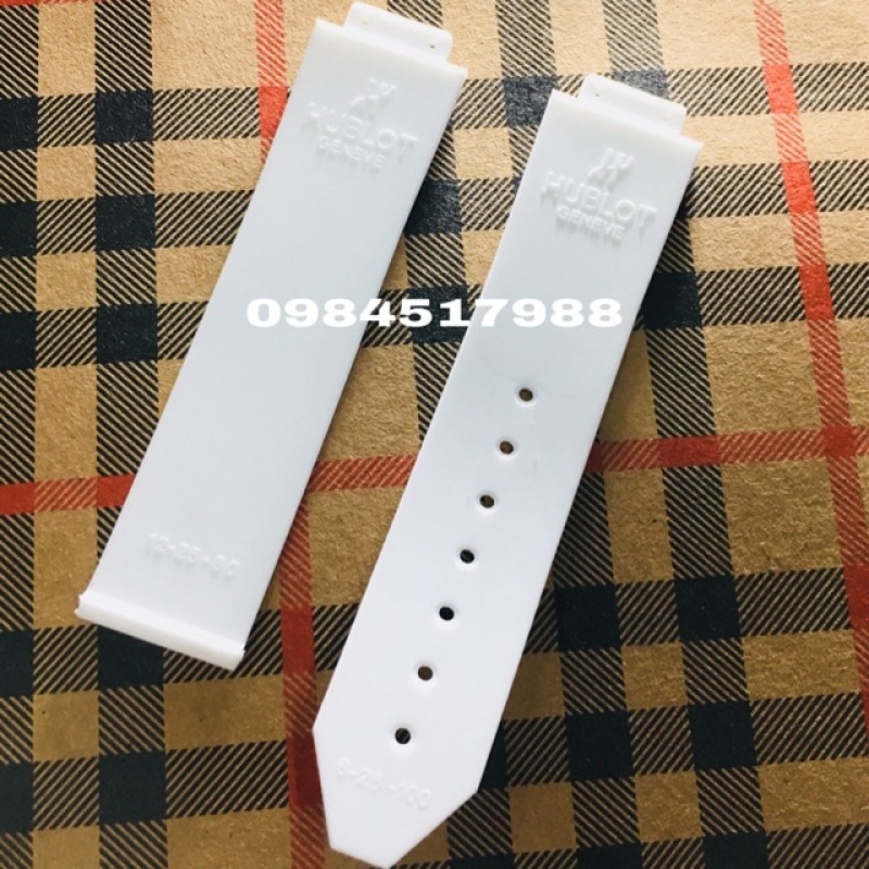 Dây hublot nữ màu trắng size 14-20-18mm ( tặng dụng cụ thay dây ), cam kết sản phẩm đúng mô tả, chất lượng đảm bảo an toàn đến sức khỏe người sử dụng