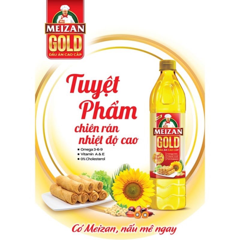 Dầu ăn Mezan Gold 1L