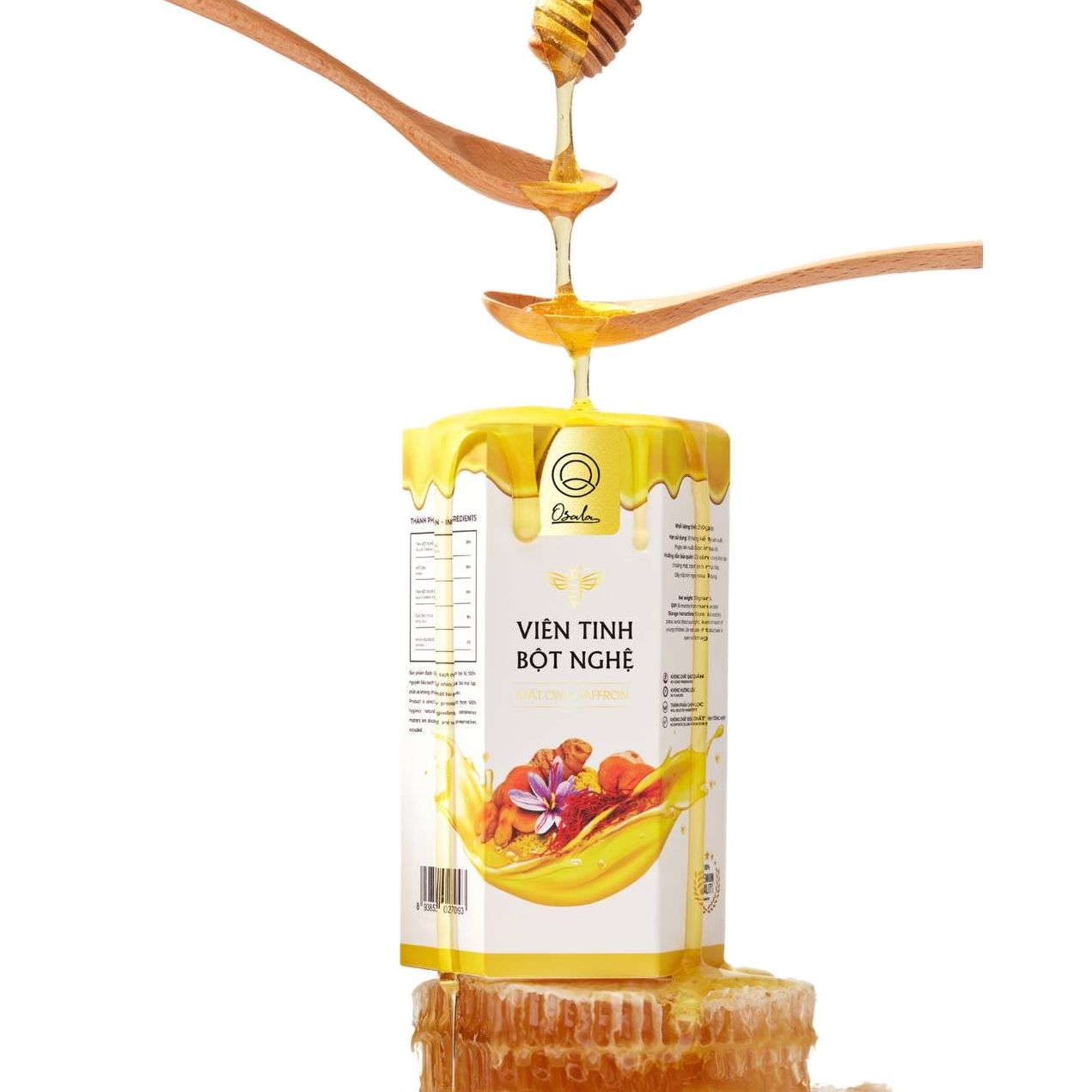 Viên TInh Bột Nghệ Mật Ong Saffron Osala