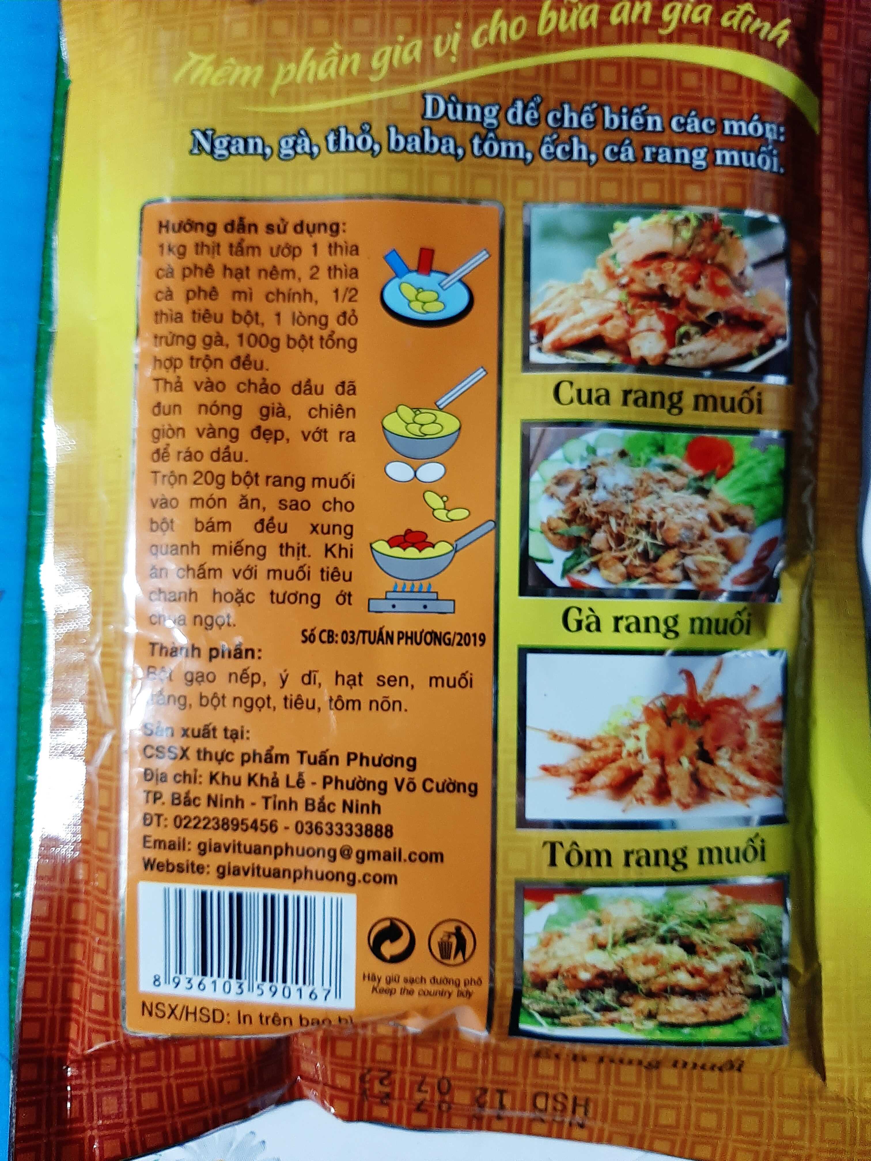 Bột Rang Muối 450g ( Gói )