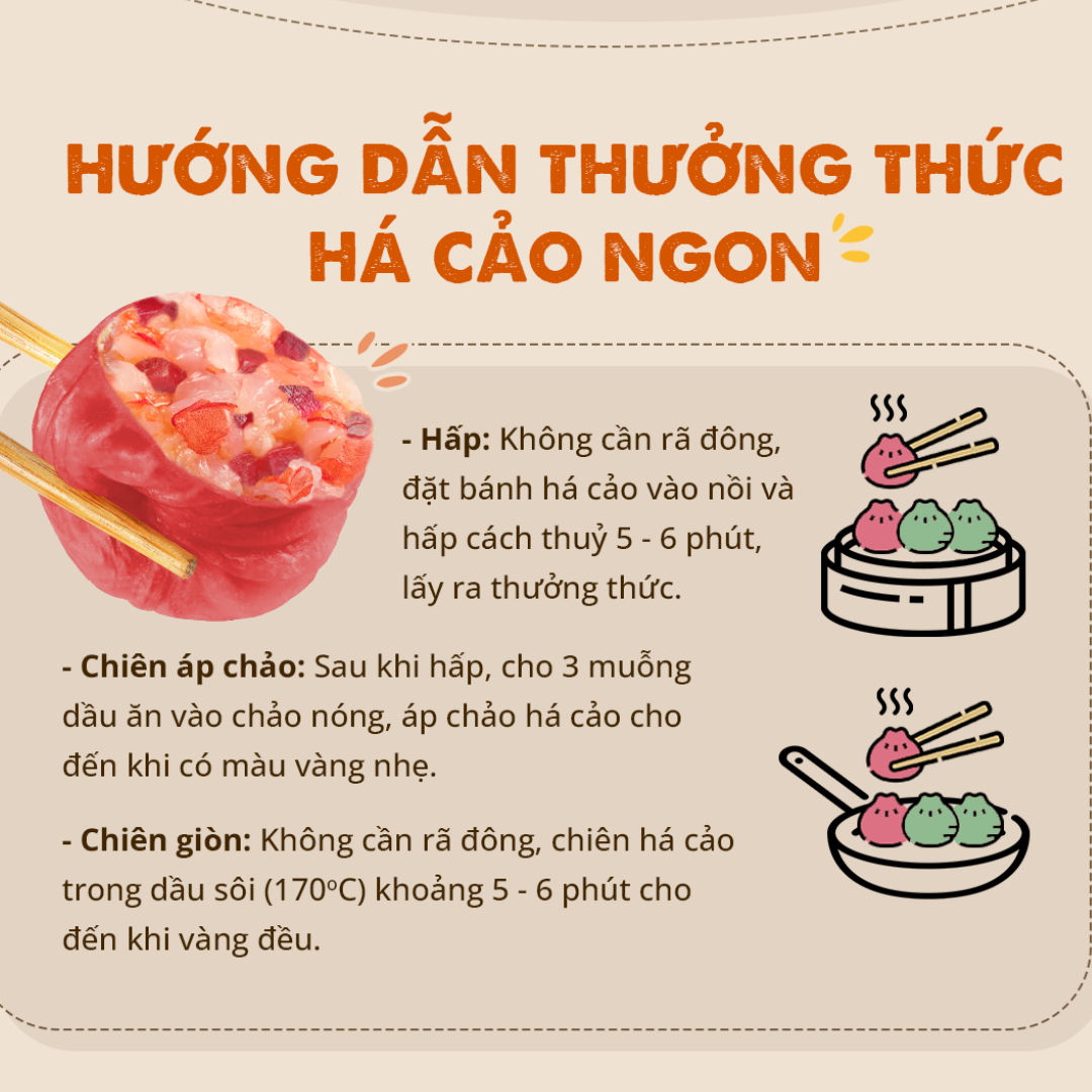 [HCM-HN] Há Cảo Cầu Tre nhân Tôm Củ Dền 300g