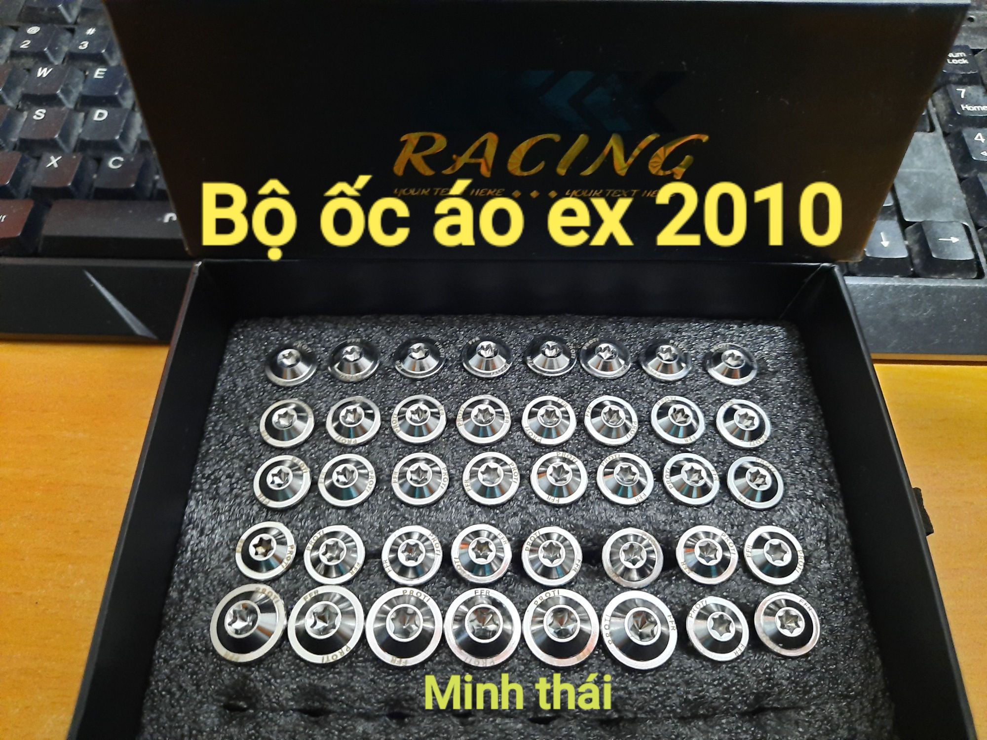 [HCM]ốc áo ex 2010 (40 con) inox