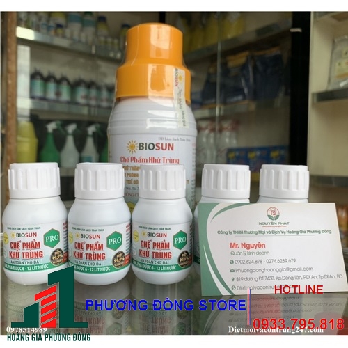 Dung dịch khử khuẩn Bio Sun S100 (Chai 50ml)