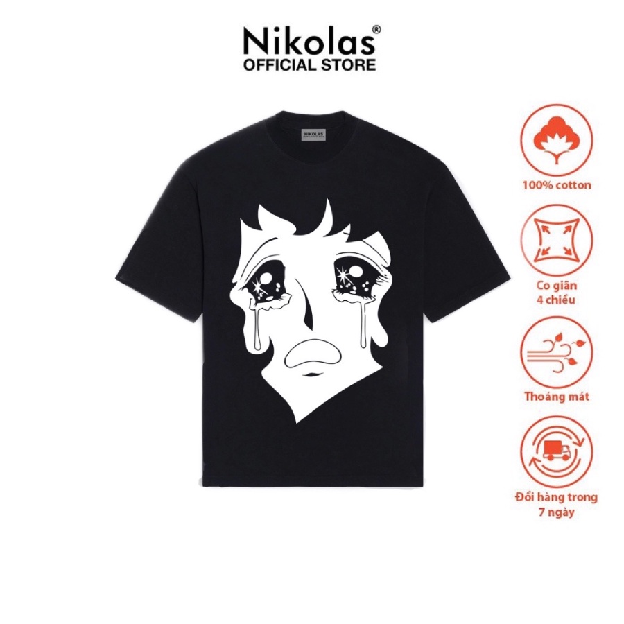 Áo thun Unisex Nikolas 100% Cotton MK Tee