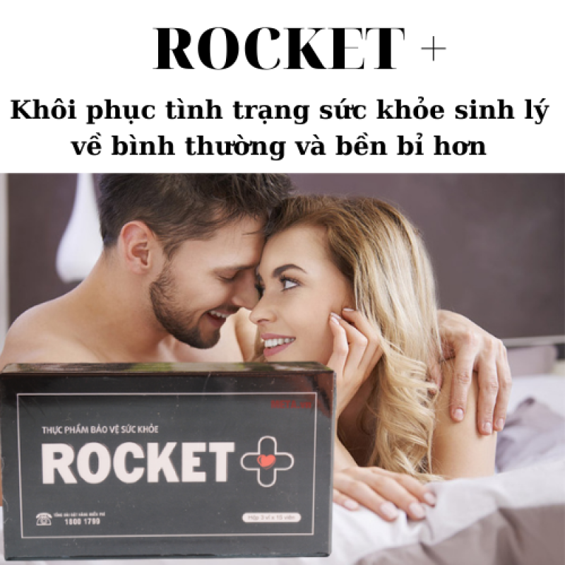 TPBVSK Rocket+  Dưỡng thận hàng ngày và cải thiện sinh lý nam giới- Hộp 45 viên( Mua ngay combo 2 hôp tặng ngay quà khủng)