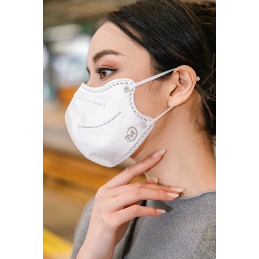 Combo 100 cái khẩu trang 6d platinum dày 5 lớp lọc công nghệ nano - kim yến mẹ và bé