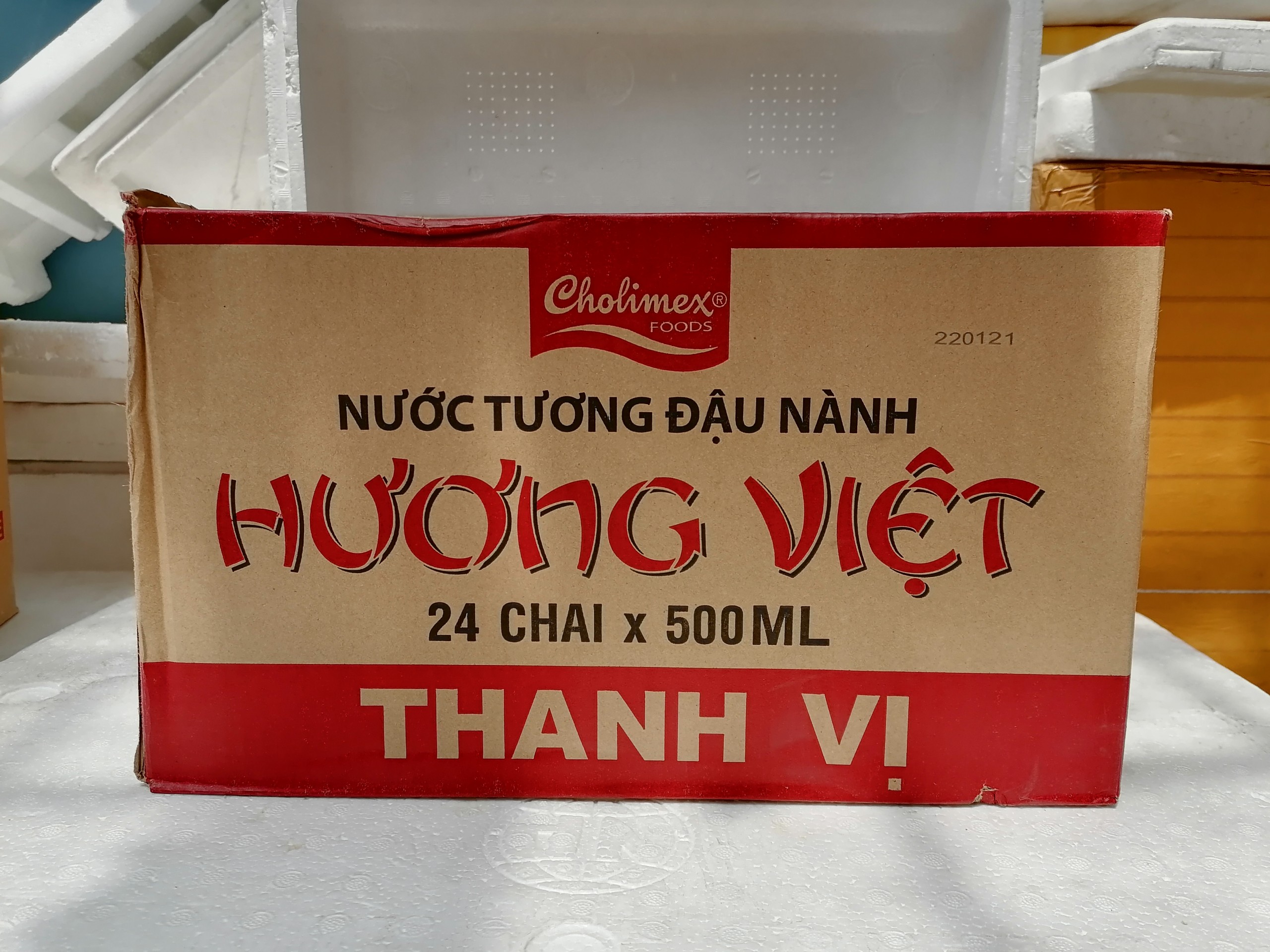 [Thùng 24 chai] Nước tương đậu nành Hương Việt CHOLIMEX Soybean Sauce 500ml