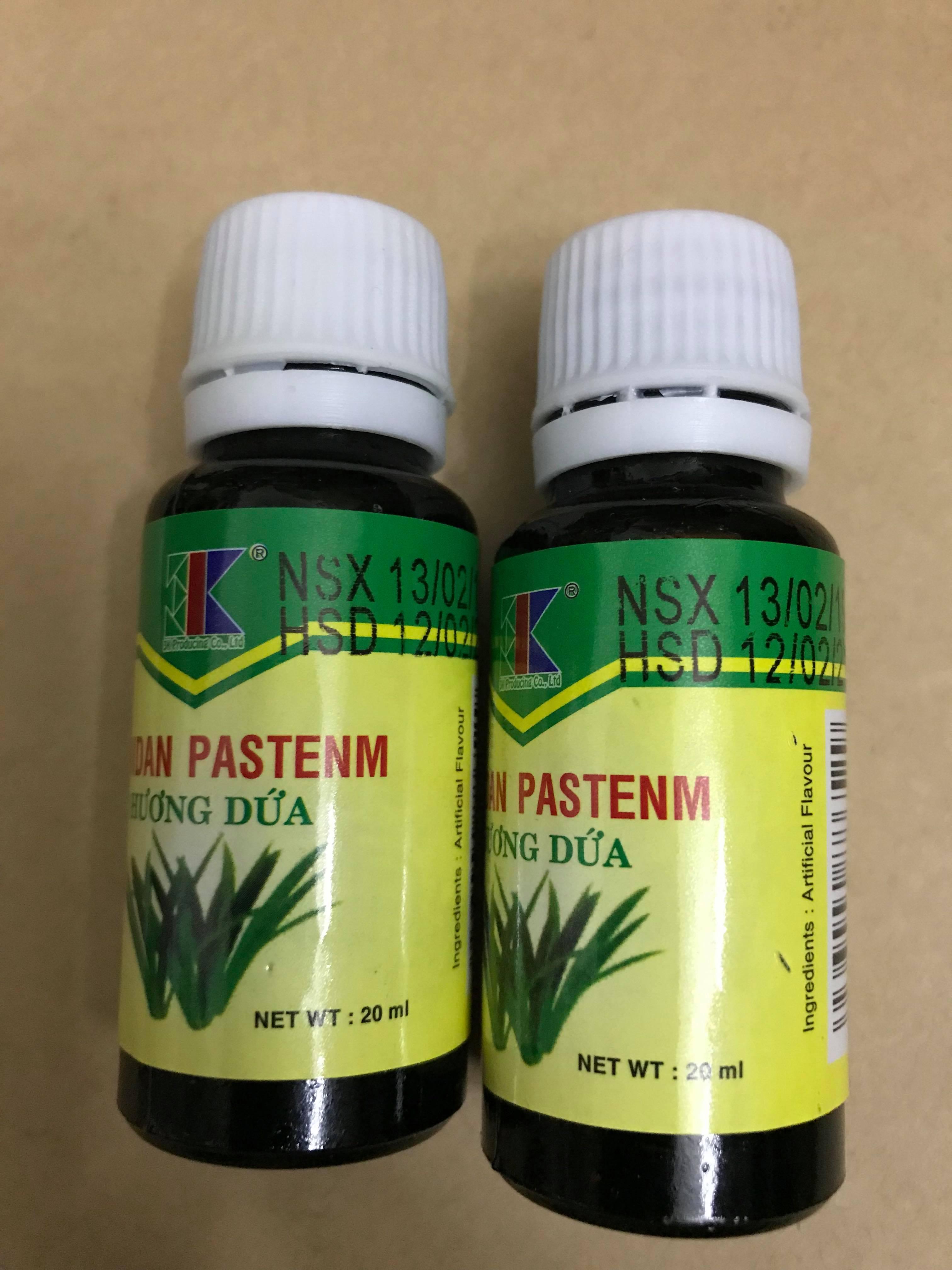 Combo 2 chai hương lá dứa có màu 3K