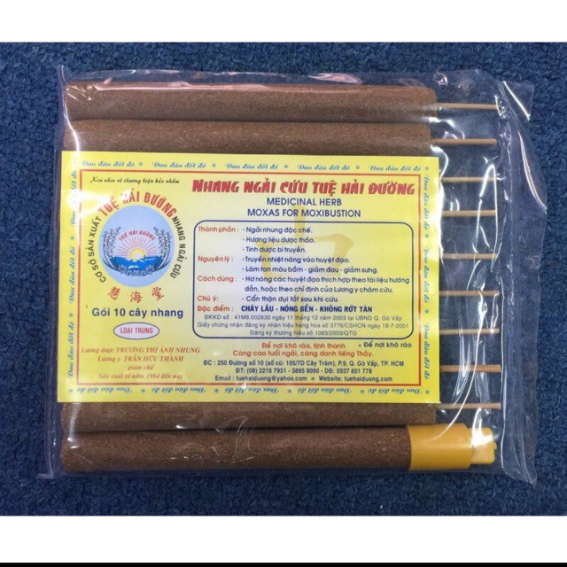 [GIÁ RẺ]Nhang ngải cứu tuệ hải đường (7 cây - 10 cây)