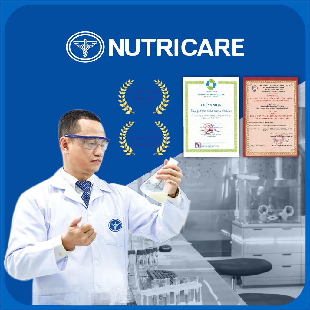 (HSD T9-2025) (Mẫu Mới) Sữa Bột Nutricare Gold Phục Hồi Bồi Bổ Cơ Thể 900g.