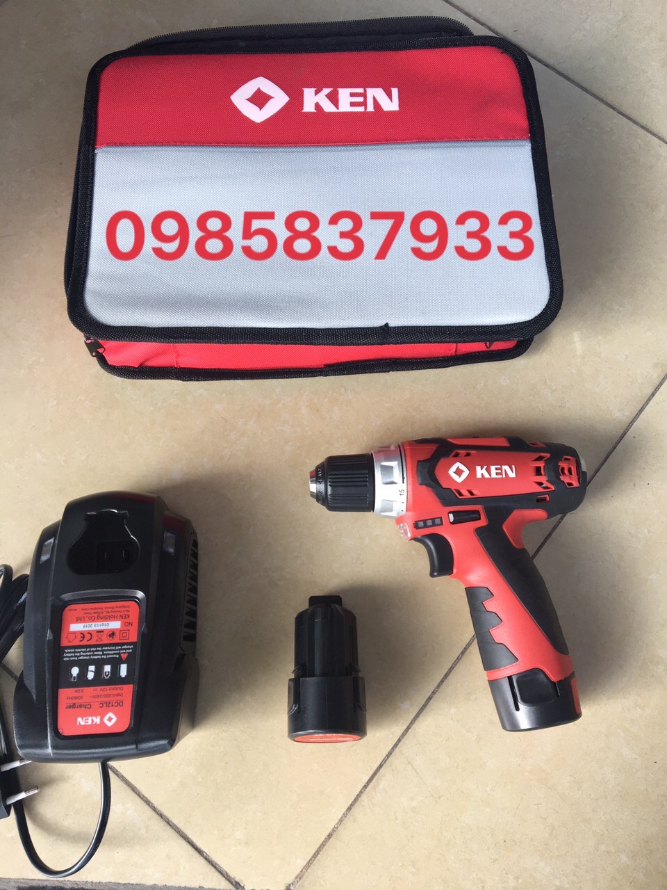 Máy khoan pin 12V KEN BL6212CB