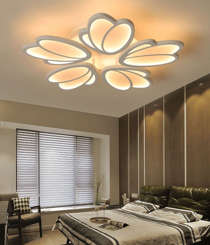 Đèn trần LED Phelan trang trí LED RV264 hiện đại 3 màu ánh sáng kèm điều khiển từ xa tiện dụng