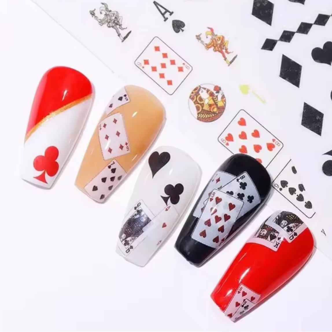 Phụ Kiện Trang Trí Móng ,Charm Bài Trang Trí Tết - Mini Nails