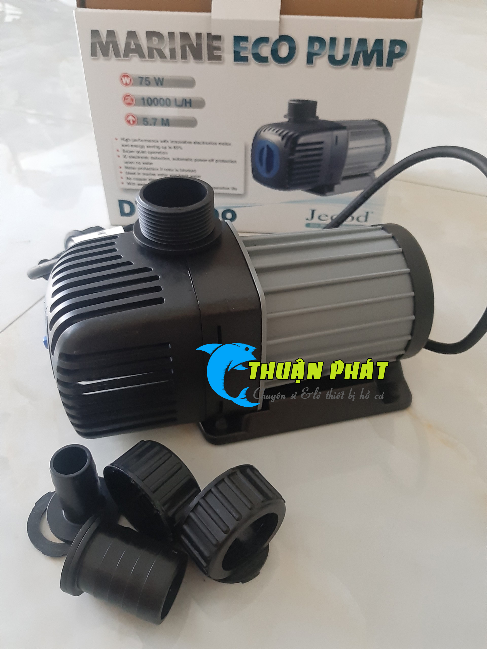 MÁY BƠM HỒ CÁ KOI DT-10000 JECOD (75w)