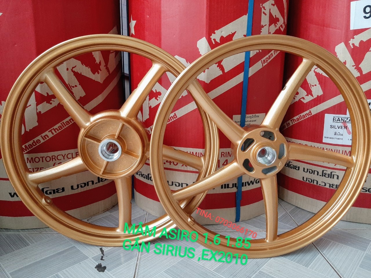 [HCM]BÁNH MÂM  5 CÂY  GẮN XE  EXCITER 2010  SIRIUS
