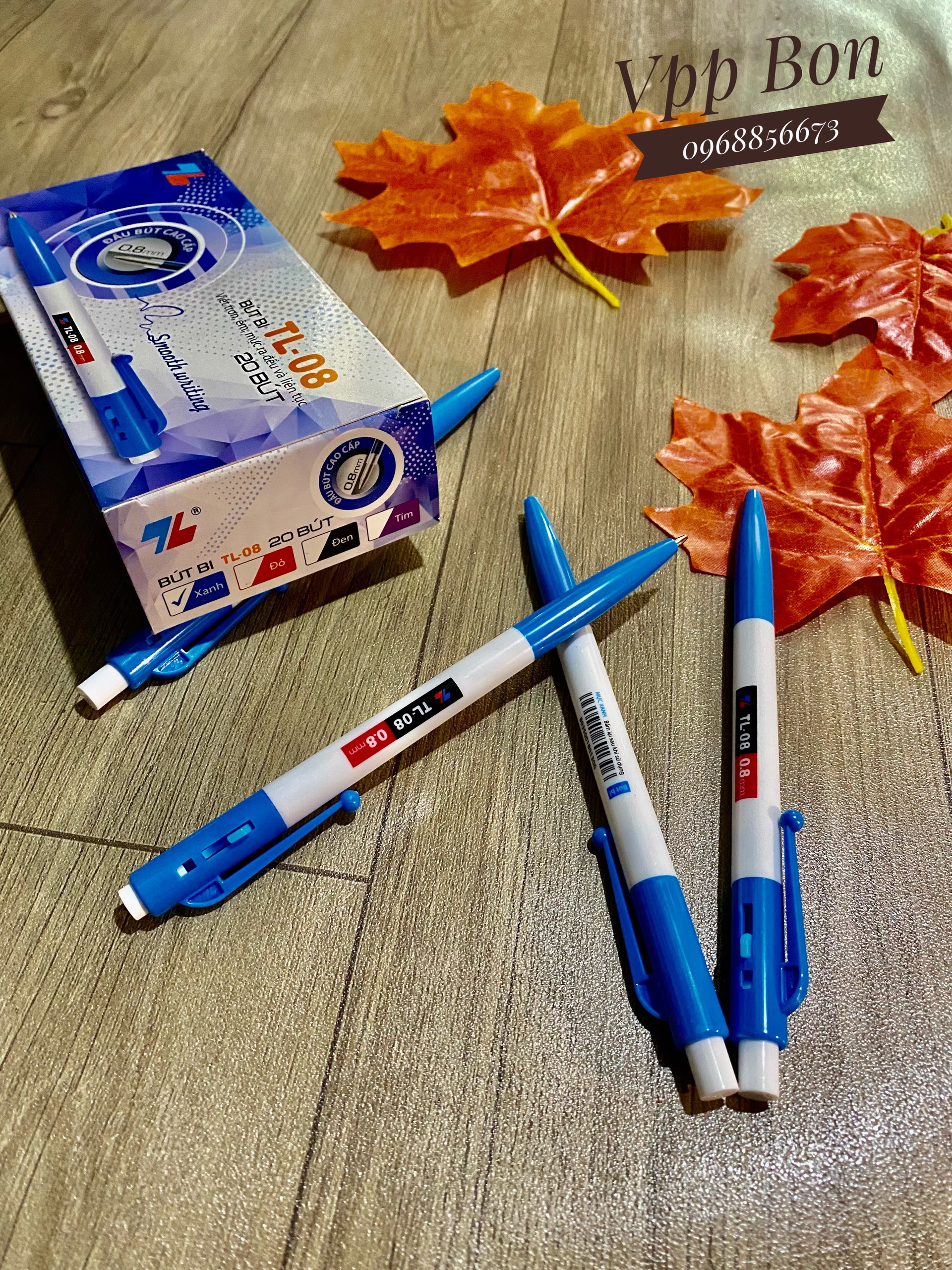 Bút Bi Thiên Long 08 Hộp 20 cây