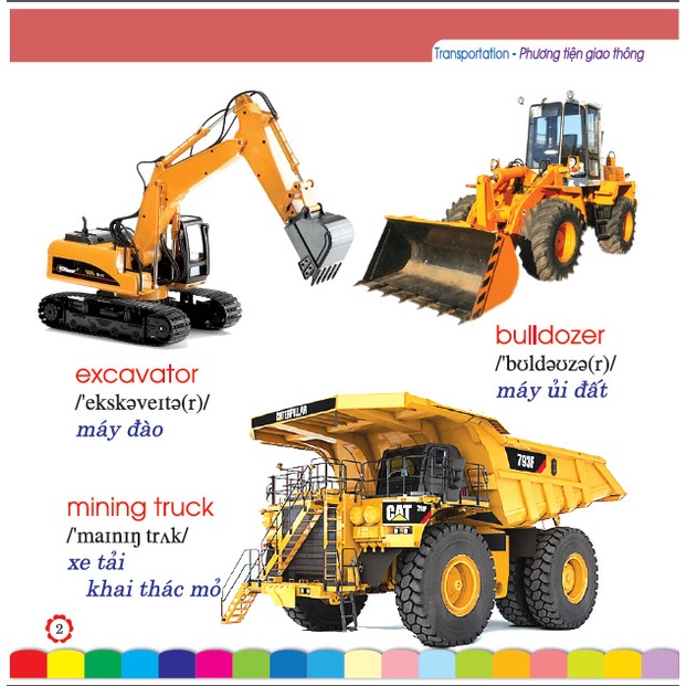 Sách - em học tiếng anh qua hình ảnh - phương tiện giao thông