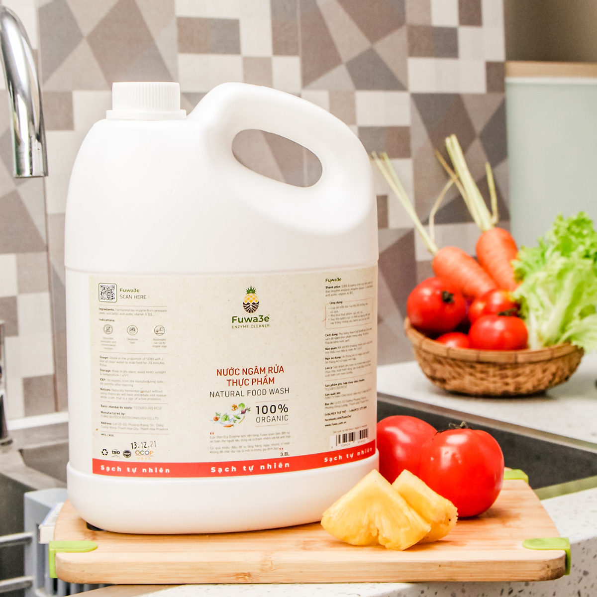 Nước Ngâm Rửa Thực Phẩm Fuwa3e- DuDu