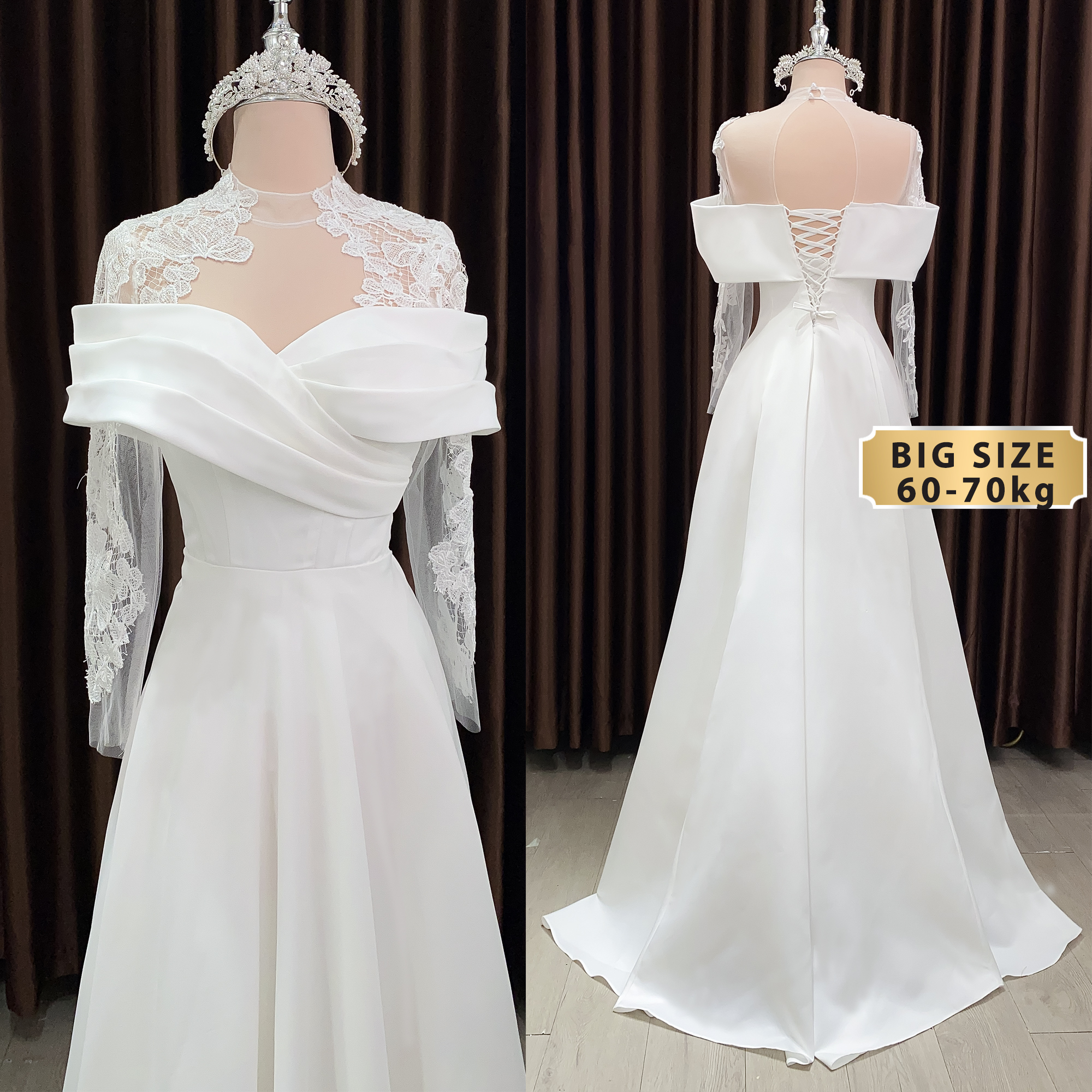 Tips chọn váy cưới sang trọng, ấm áp cho các hôn lễ Bống Maxishop