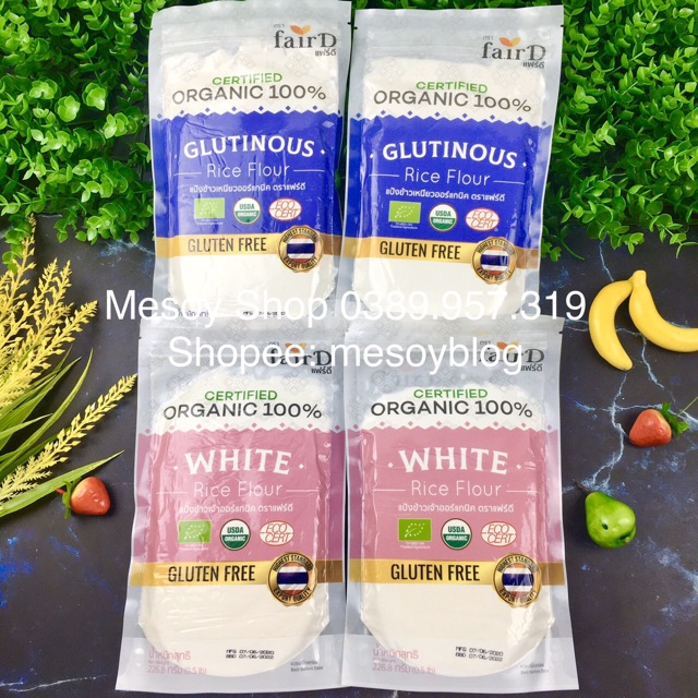 Bột gạo hữu cơ Thái Lan-Nguyên gói
