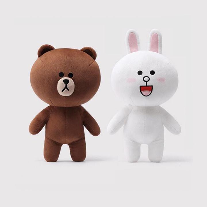 Gấu Brown và thỏ Cony kích thước 40cm(có áo)