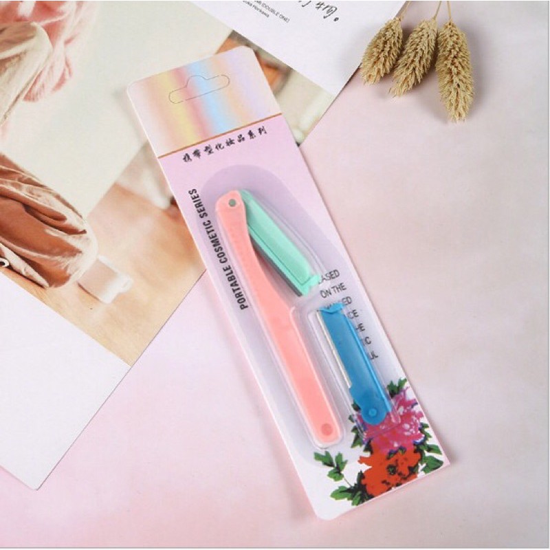 Bộ Dao Cạo Tỉa Lông Mày 2 Lưỡi