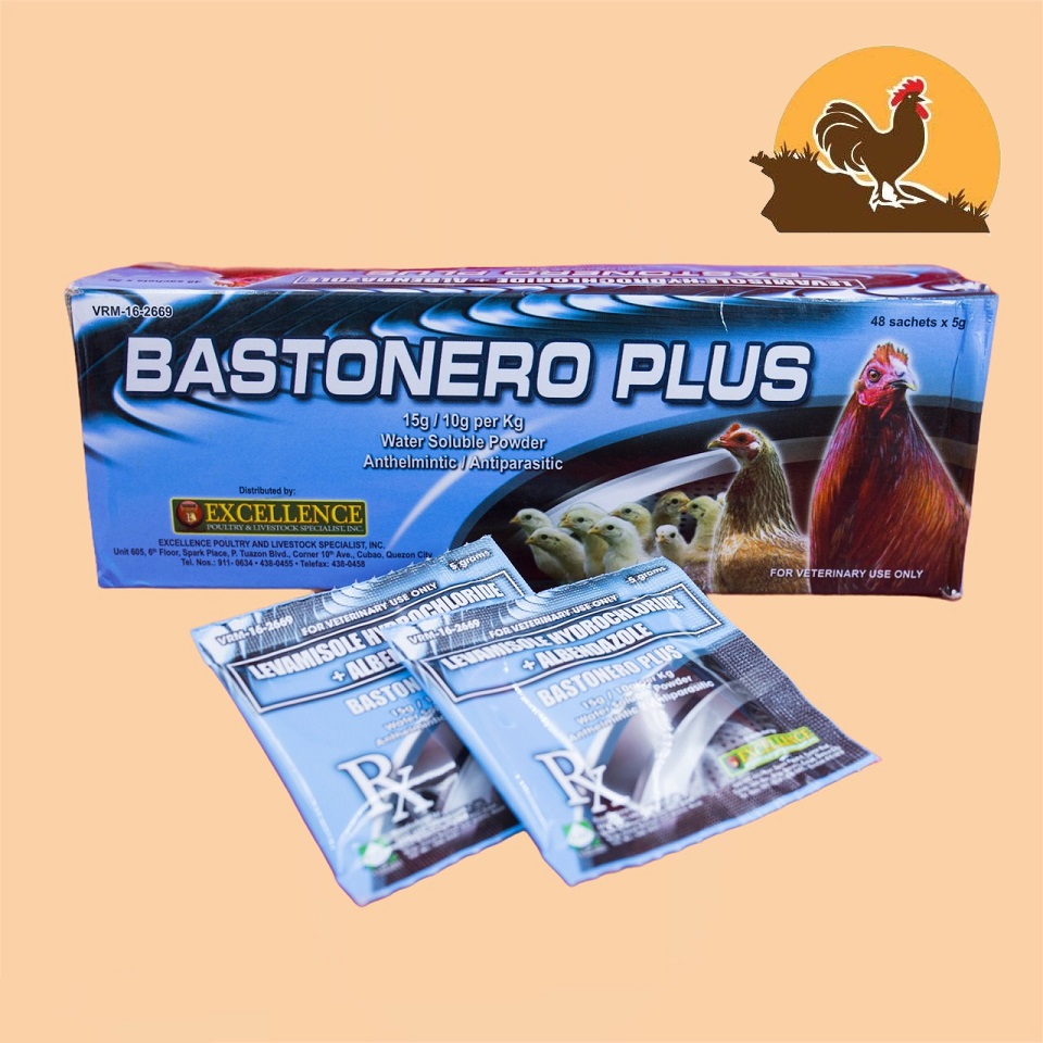 COMBO 4 GÓI BASTONERO PLUS - sổ lãi cho gà con GÓI 5GAM