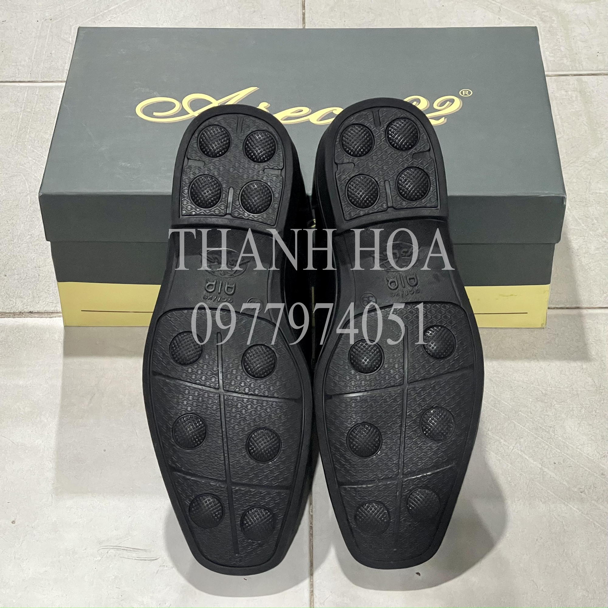 Giày da nam công sở đế hơi cao cấp 729