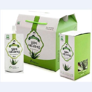 NƯỚC NHA ĐAM HÀN QUỐC SAPONARIA 100% HỮU CƠ Organic aloe saponaria juice thumbnail