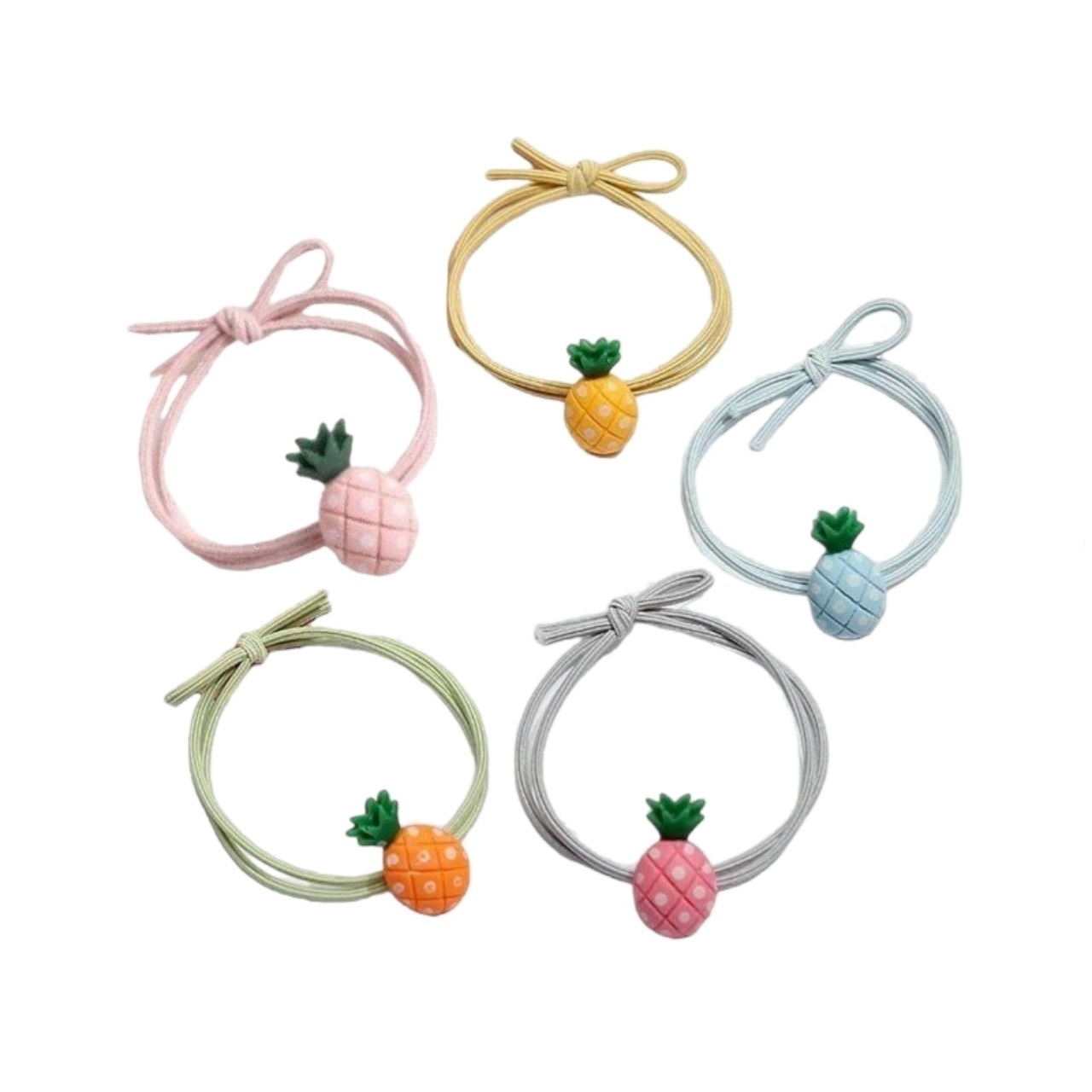 Pineapple Dua hair ties