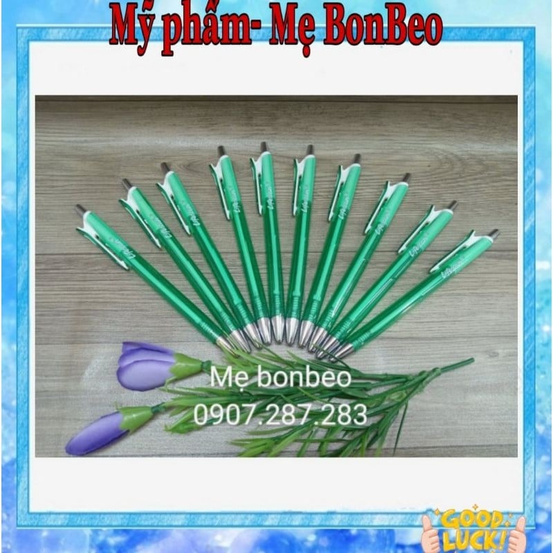 Combo 10 Bút bi xanh (hàng km nét đẹp)