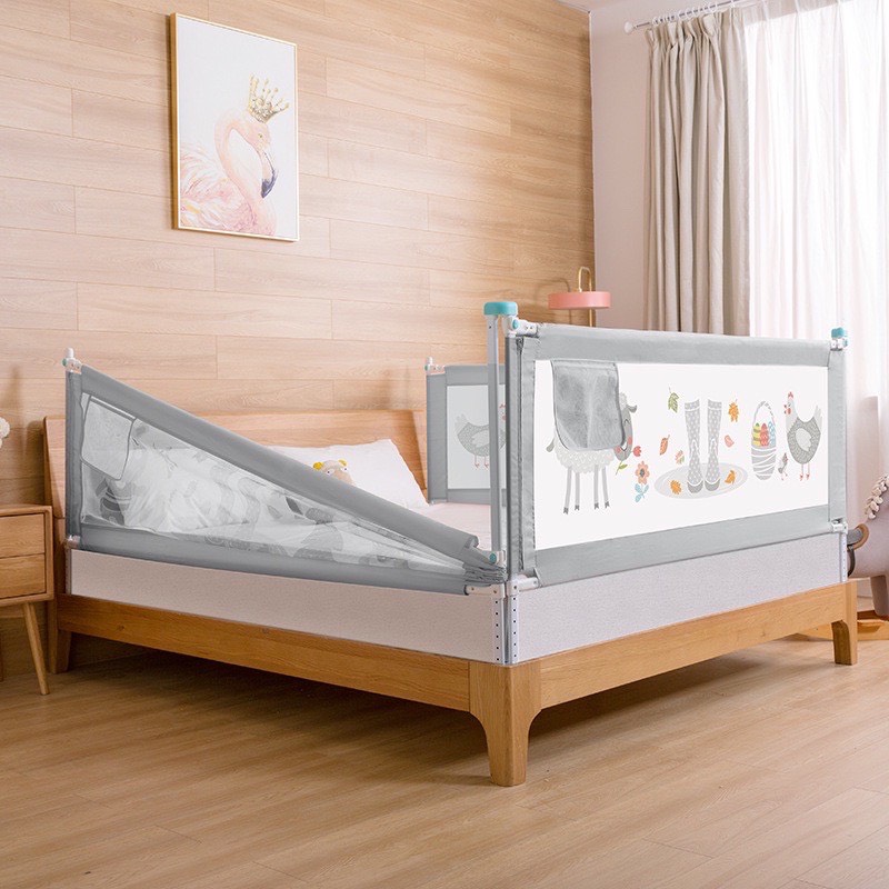 Thanh chắn giường mẫu mới nhất nâng hạ 12 bên an toàn cho bé- giá bán 1