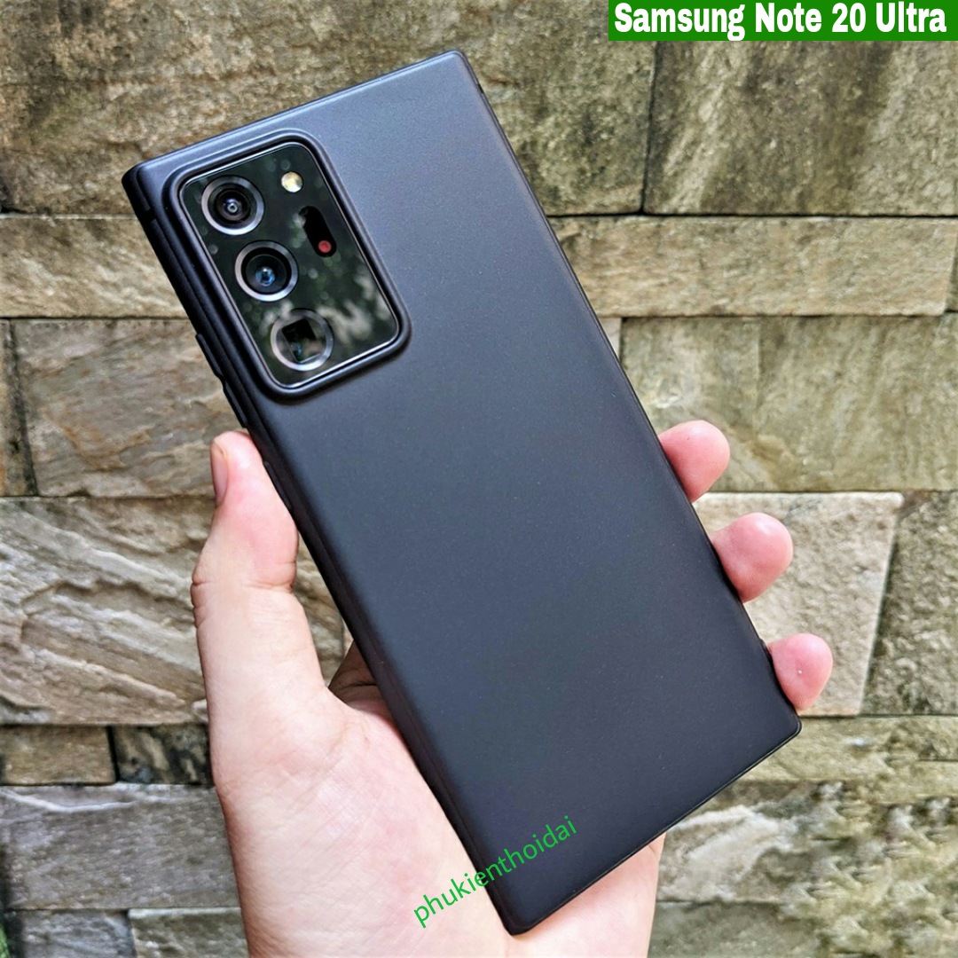 Ốp lưng Samsung Note 20 Ultra dẻo màu siêu mỏng cao cấp ôm khít máy