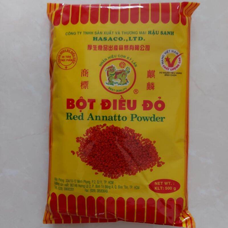Bột Điều Đỏ Hậu Sanh 500g.