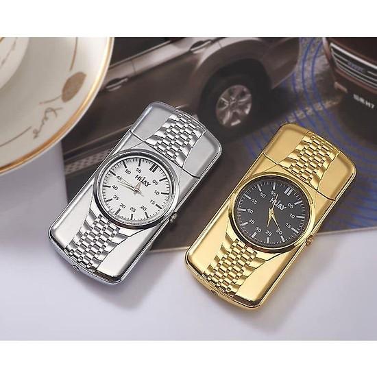 Hột Quẹt Zippo Kiêm Đồng Hồ