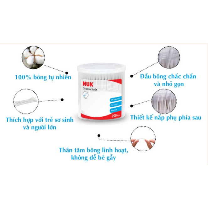TĂM BÔNG COTTON NUK