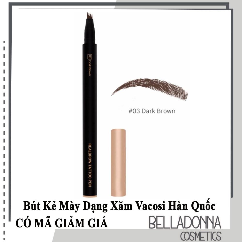 Vacosi Realbrow Tattoo Pen #03 Dark brown