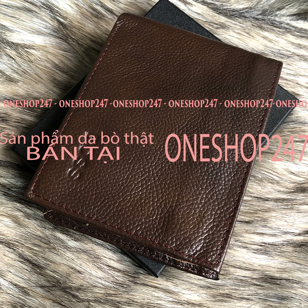 Ví bóp nam in hình tiền CAM KẾT da bò thật 100% . A2V ONESHOP247