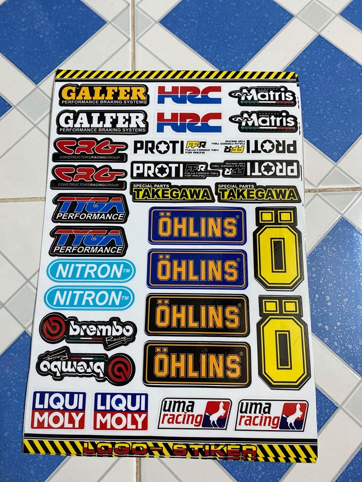 [HCM]TEM LOGO GALFER HRC OH NỀN TRẮNG