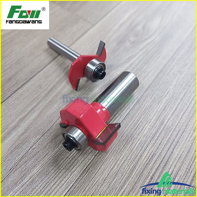Mũi phay gỗ cuốc rãnh 2 cánh, cốt 6.35mm - 12.7mm (Mũi router, mũi soi gỗ)