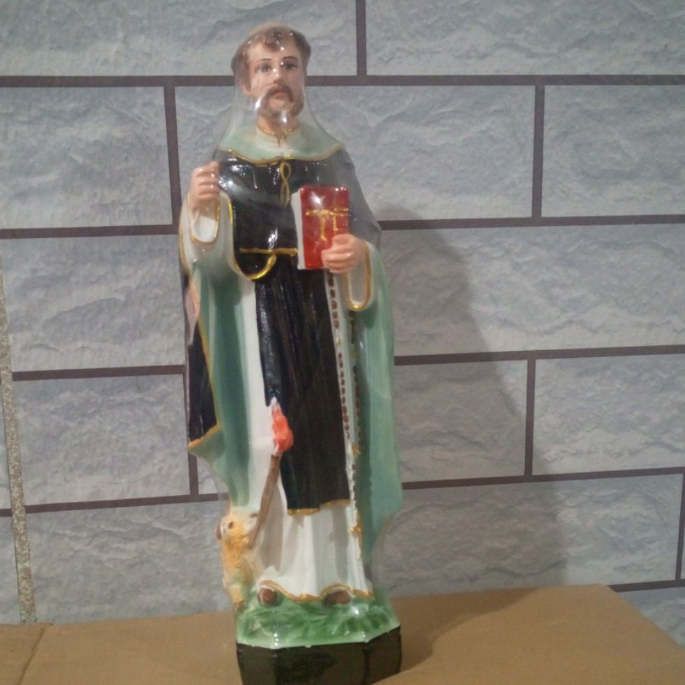 Tượng Thánh Đa Minh cao 30 cm