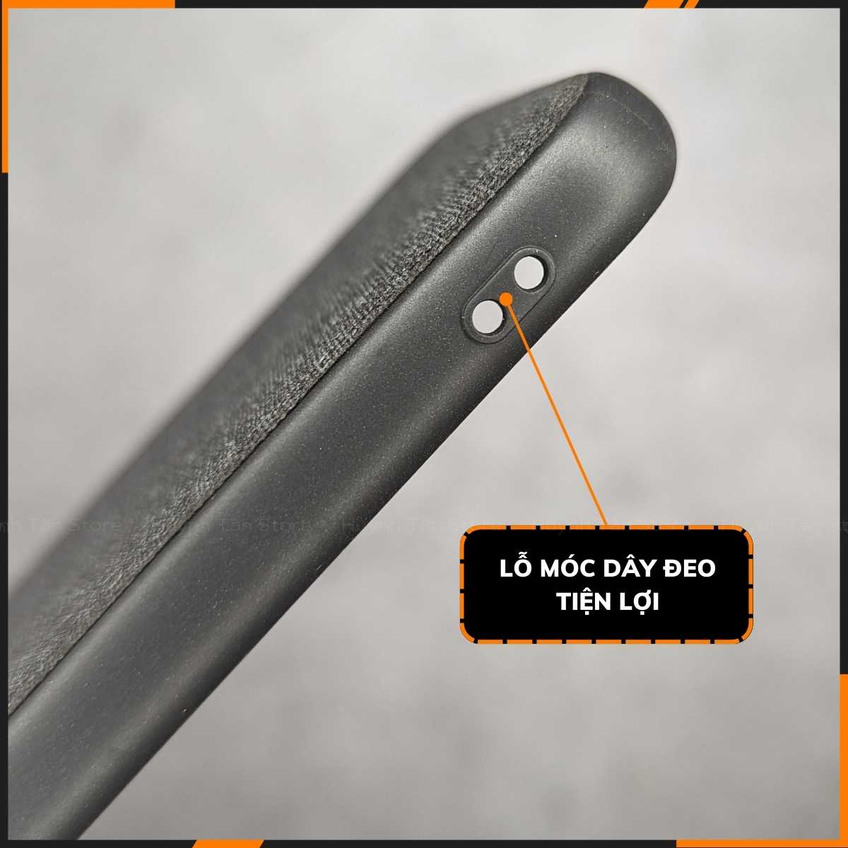 Ốp lưng iPhone XS Max vải Jean (full màu)