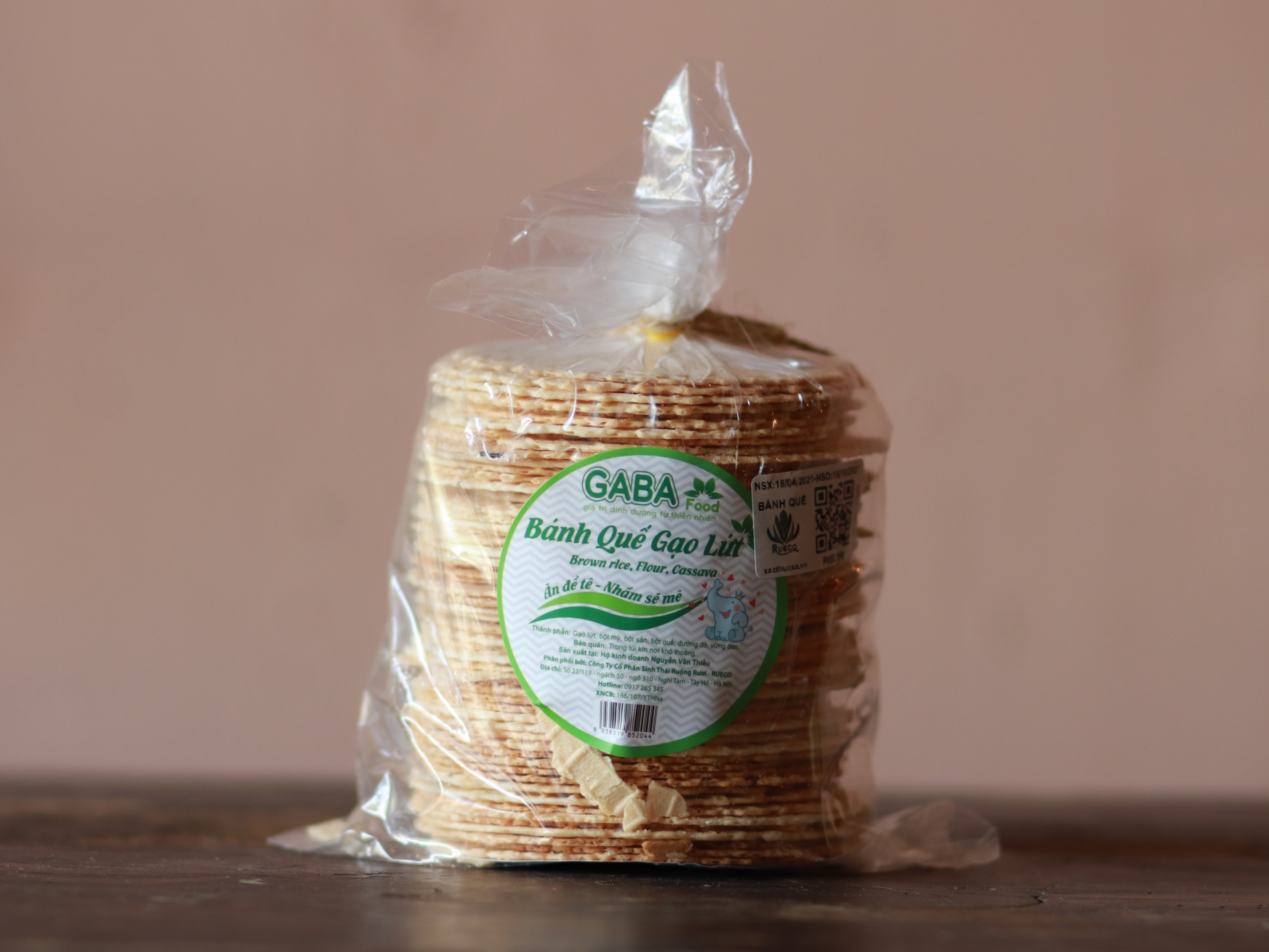 BÁNH QUẾ GẠO LỨT GABA