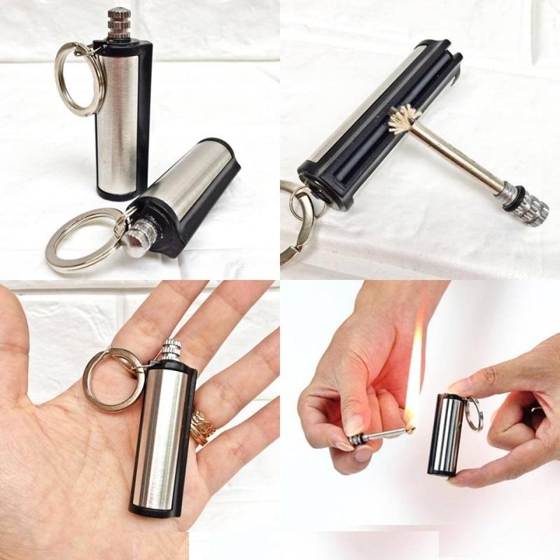 Bật lửa móc khóa diêm tròn