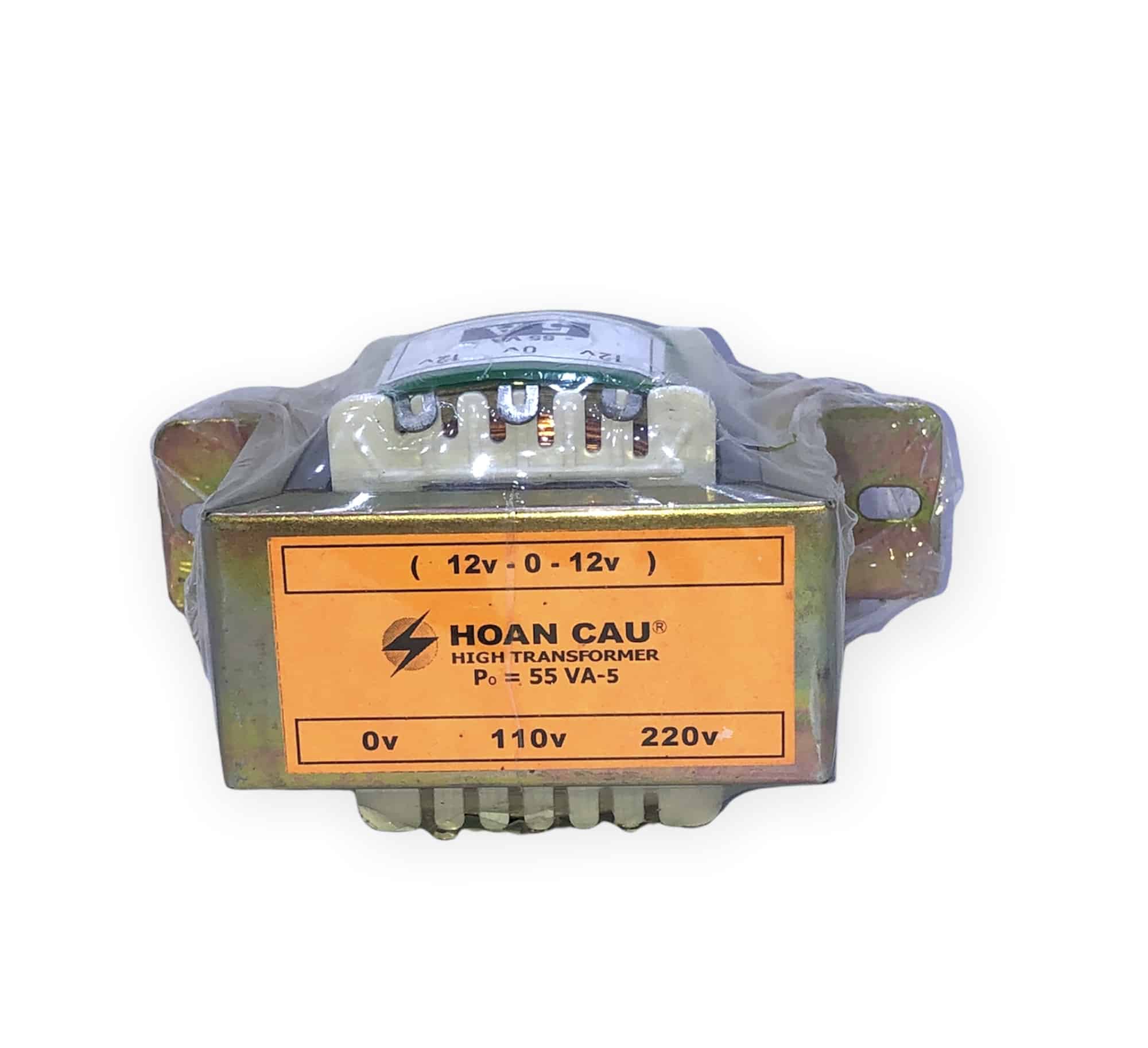 Biến Áp 5A Đối Xứng 12V - Hoàn Cầu
