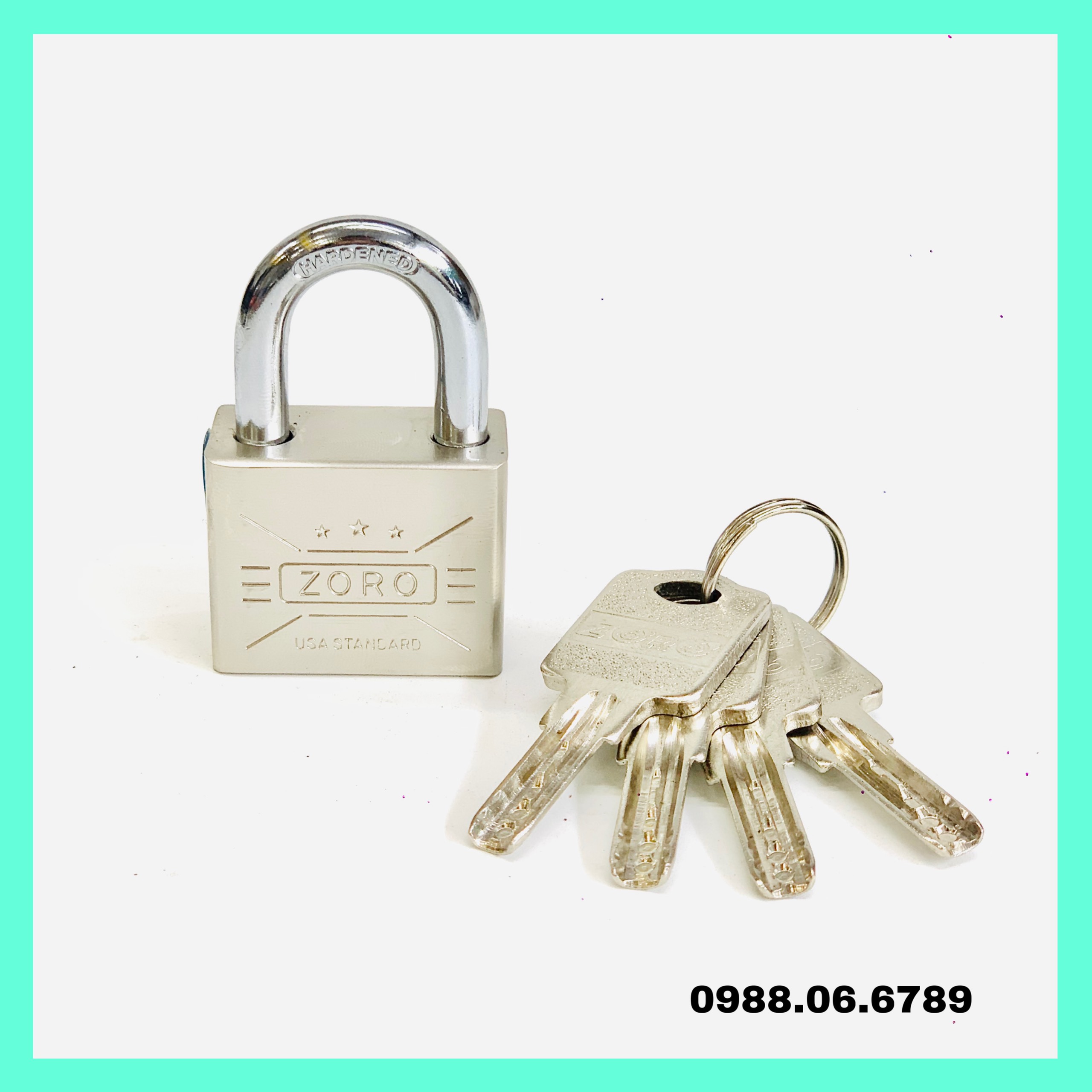 Ổ khóa ZORO 4 phân ,chìa muỗng ⚡chính hãng⚡ ổ khóa chống trộm cao cấp công nghệ Mỹ - ổ khóa cửa nhà chống rỉ sét,chống nước, bảo hành 5 năm