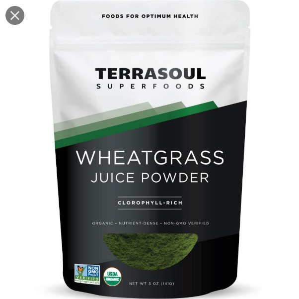Bột cỏ lúa mì wheatgrass terrasoul hữu cơ 141g